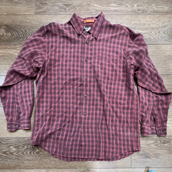 Columbia Other - Columbia XCO Men's Button Down Long Sheeve Plaid Shirt Sz XL Super Soft Red